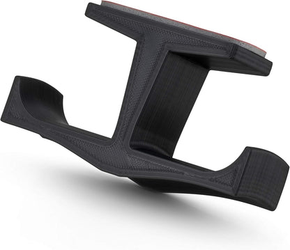 Bigt Dual Headphone Stand (2 Pack), under Desk Hanger for Headphones, Gaming Headsets, Mobiles Accessories, Stick On, No Screws, Black